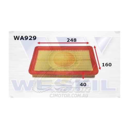 WESFIL AIR FILTER - WA929