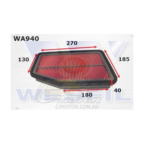 WESFIL AIR FILTER - WA940