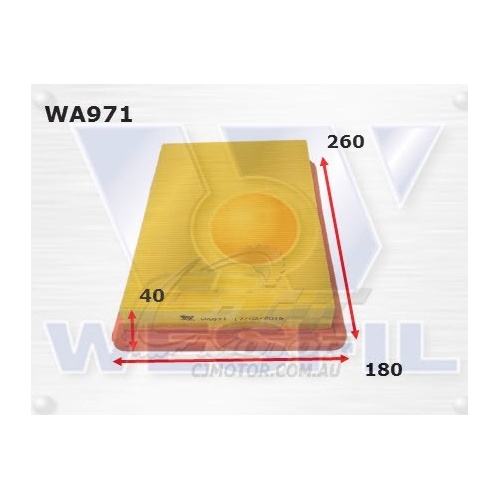 WESFIL AIR FILTER - WA971