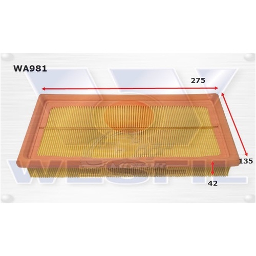 WESFIL AIR FILTER - WA981