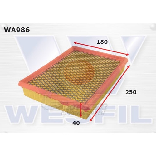 WESFIL AIR FILTER - WA986