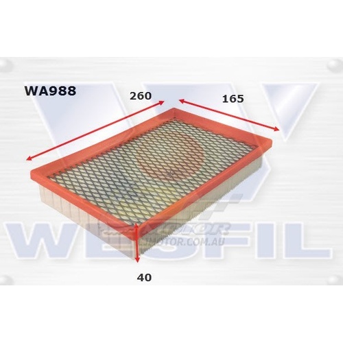 WESFIL AIR FILTER - WA988