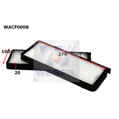WESFIL CABIN FILTER - WACF0008