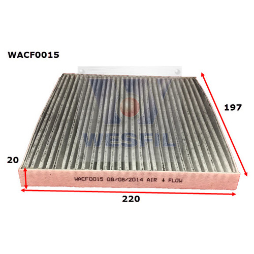 WESFIL CABIN FILTER - WACF0015