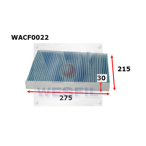 WESFIL CABIN FILTER - WACF0022