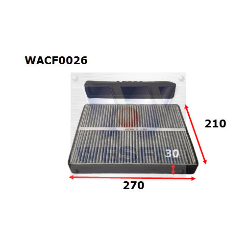 WESFIL CABIN FILTER - WACF0026