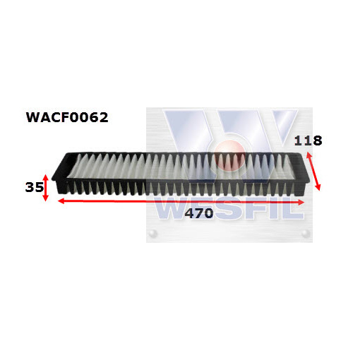 WESFIL CABIN FILTER - WACF0062