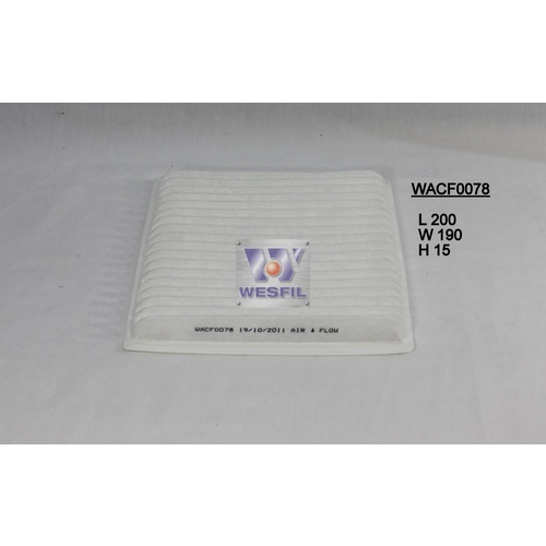 WESFIL CABIN FILTER - WACF0078