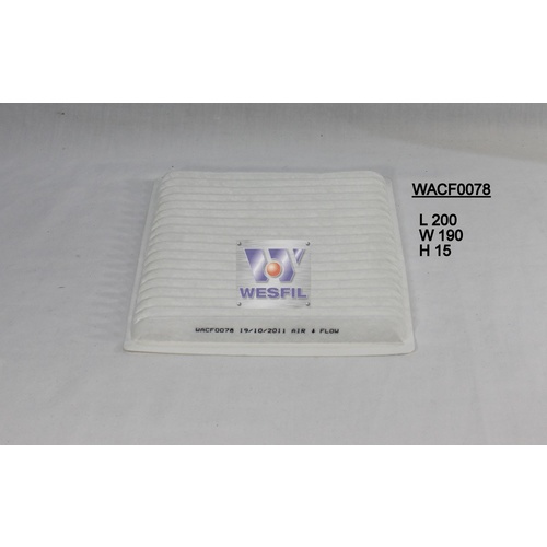 WESFIL CABIN FILTER - WACF0078