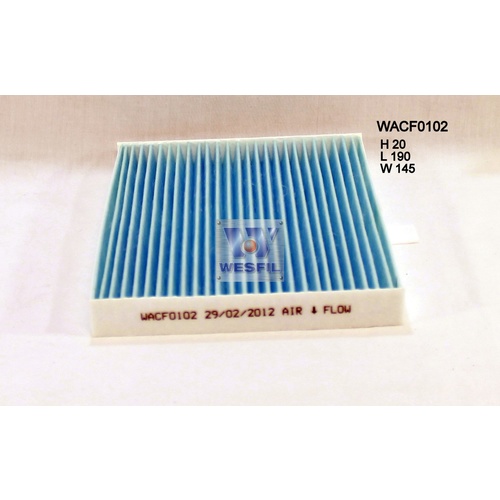 WESFIL CABIN FILTER - WACF0102