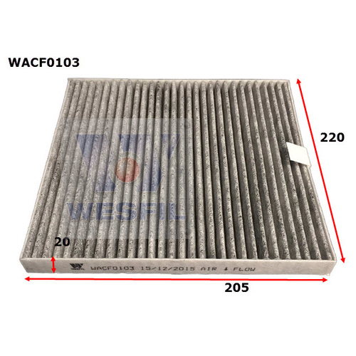 WESFIL CABIN FILTER - WACF0103