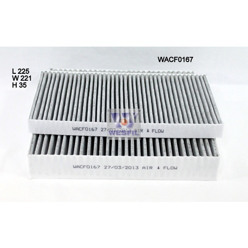 WESFIL CABIN FILTER - WACF0167