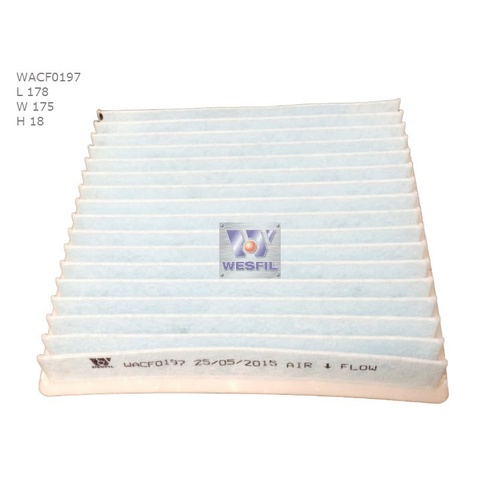 WESFIL CABIN FILTER - WACF0197