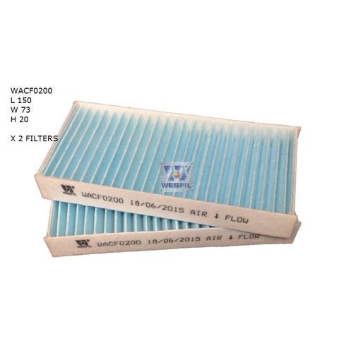 WESFIL CABIN FILTER - WACF0200