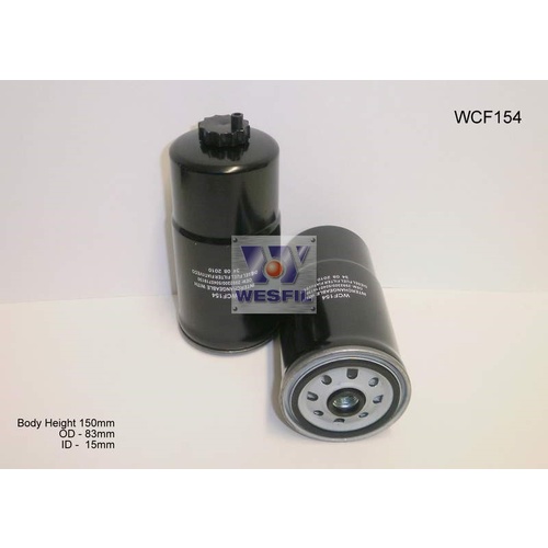 WESFIL FUEL FILTER - WCF154