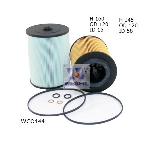WESFIL OIL FILTER - WCO144