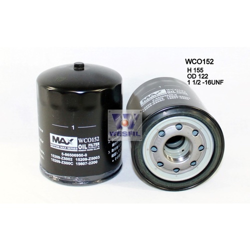 WESFIL OIL FILTER - WCO152