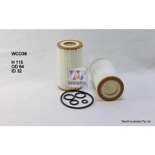 WESFIL OIL FILTER - WCO38