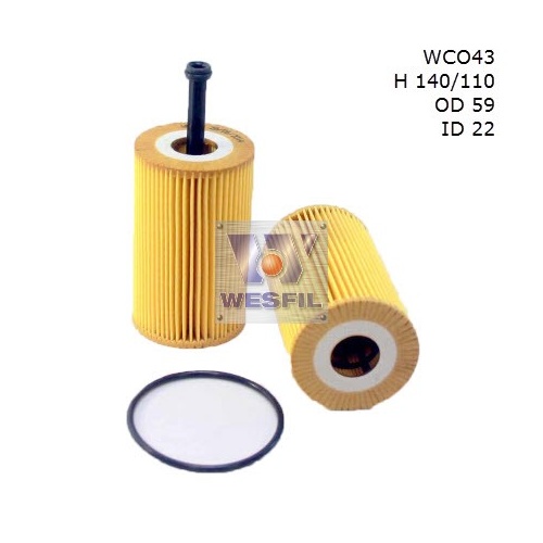 WESFIL OIL FILTER - WCO43