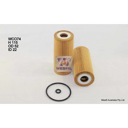 WESFIL OIL FILTER - WCO74