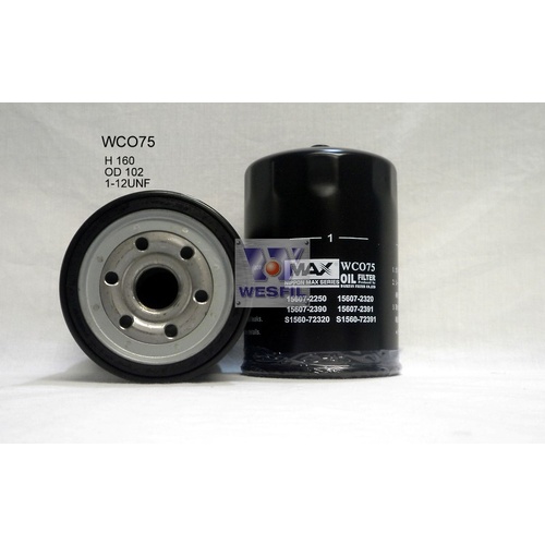 WESFIL OIL FILTER - WCO75
