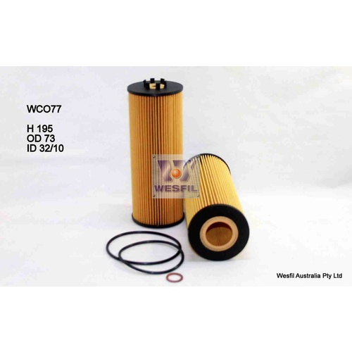 WESFIL OIL FILTER - WCO77