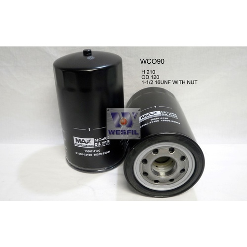 WESFIL OIL FILTER - WCO90