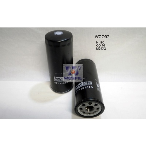 WESFIL OIL FILTER - WCO97