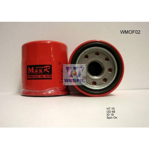 WESFIL OIL FILTER - WMOF02