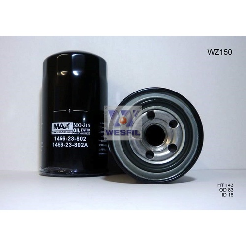 WESFIL OIL FILTER - WZ150NM