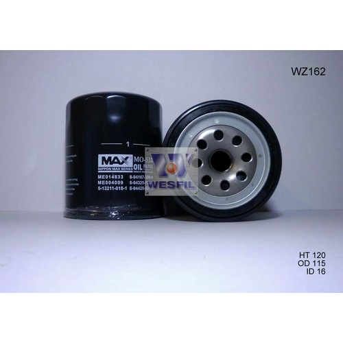 WESFIL OIL FILTER - WZ162NM