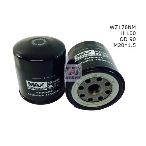 WESFIL OIL FILTER - WZ178NM
