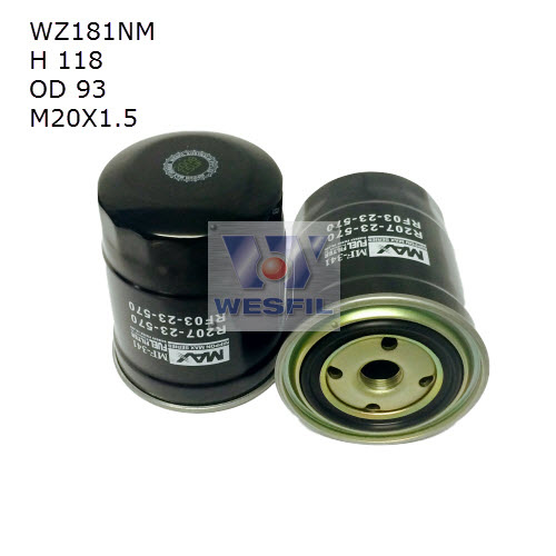 WESFIL CABIN FILTER - WZ181NM