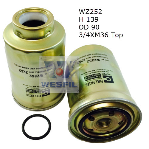 WESFIL FUEL FILTER - WZ252