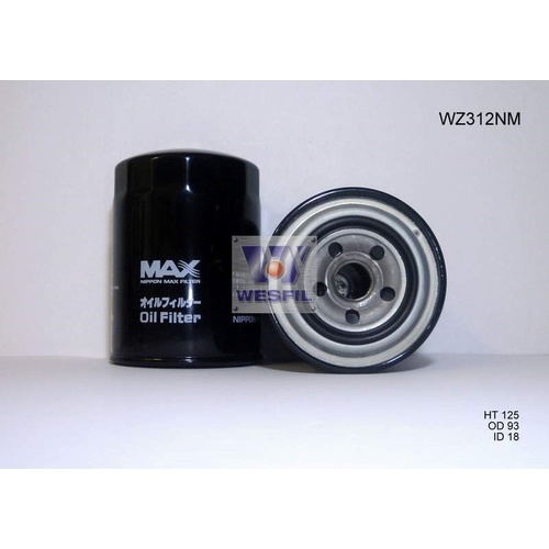 WESFIL OIL FILTER - WZ312NM