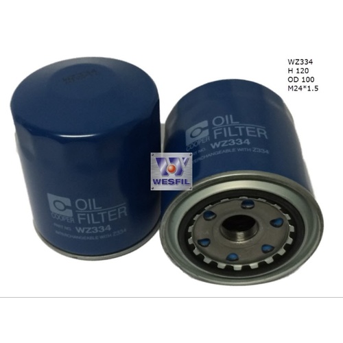 WESFIL OIL FILTER - WZ334