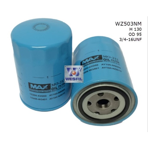 WESFIL OIL FILTER - WZ503NM