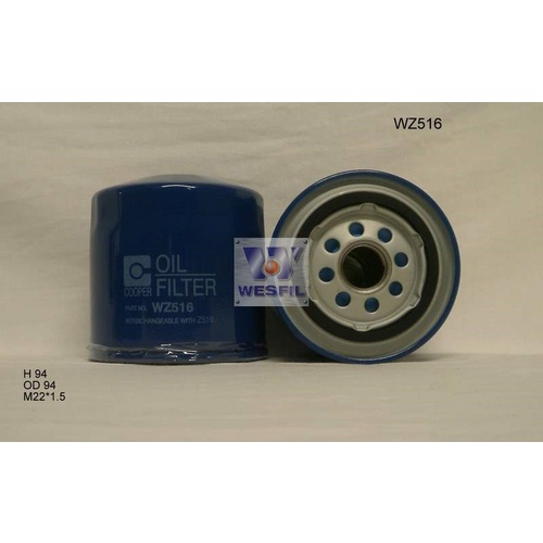 WESFIL OIL FILTER - WZ516