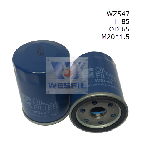 WESFIL OIL FILTER - WZ547