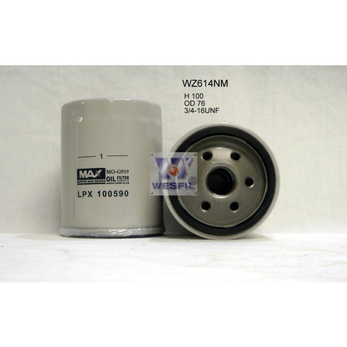 WESFIL OIL FILTER - WZ614NM