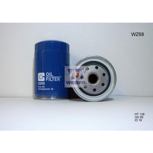 WESFIL OIL FILTER - WZ68
