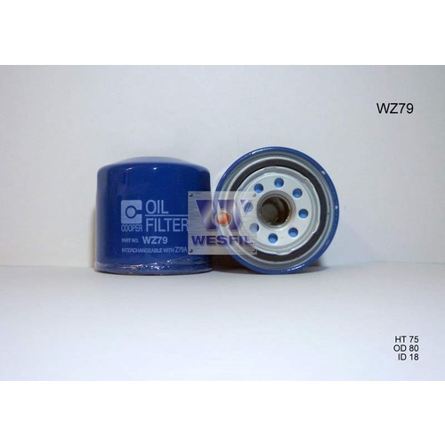 WESFIL OIL FILTER - WZ79