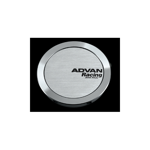 Advan Racing Center Cap 63mm 63mm Full Flat Silver
