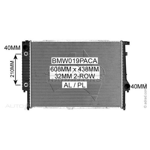 Adrad Radiator - BMW019PACA