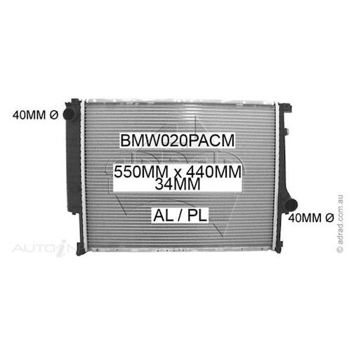 Adrad Radiator - BMW020PACM