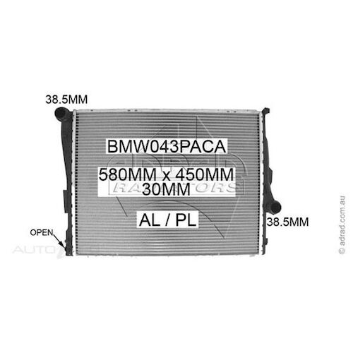 Adrad Radiator - BMW043PACA