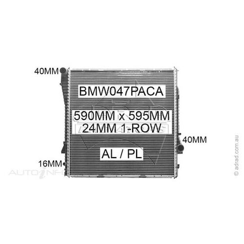 Adrad Radiator - BMW047PACAK