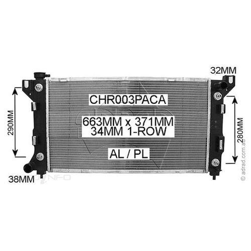 Adrad Radiator - CHR003PACA