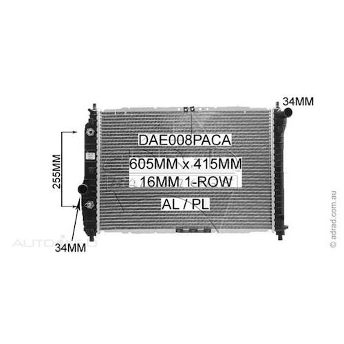 Adrad Radiator - DAE008PACA