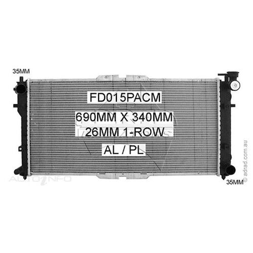 Adrad Radiator - FD015PACMK